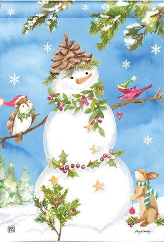 Pinecone Hat Snowman GF
