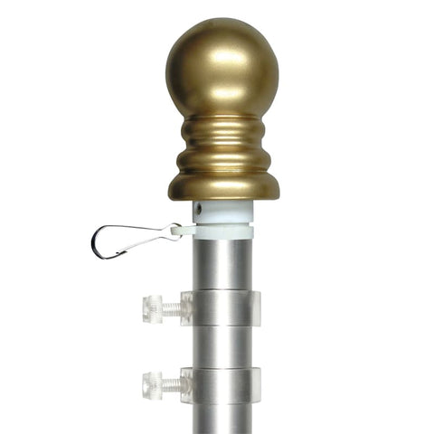 5'x1" SIL ALUM ROTATING POLE