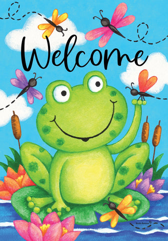 Frog and Dragonflies