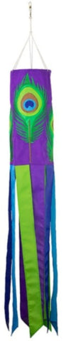 Peacock Feathers Windsock