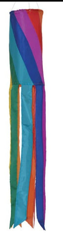 Rainbow Diagonal Windsock