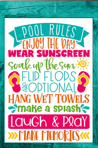 Pool Rules