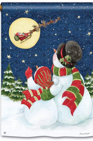 Santa Trackers Garden Flag