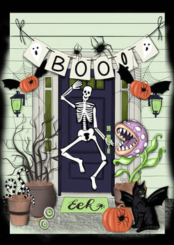 Boo Halloween Front Door