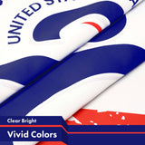 USA 250th Anniversary Red Stripes Flag