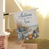 Autumn By The Sea House flag