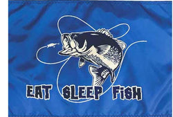 Eat Sleep Fish 12" x 18"