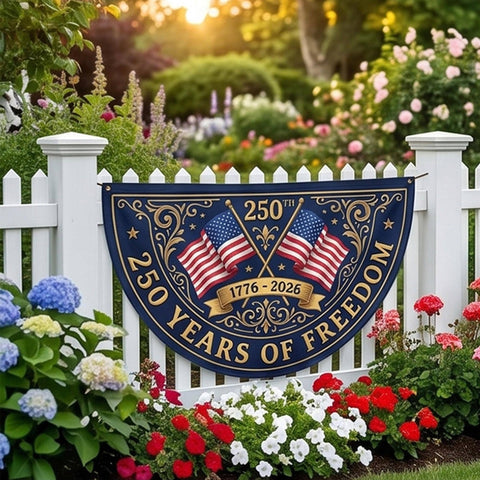 USA 250th Freedom Fence Flag 18x36"