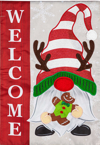Holiday Gnome House Flag