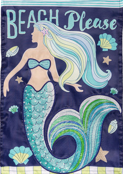 Mermaid Beach Garden Flag