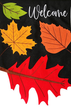 Falling Leaves Burlap HF