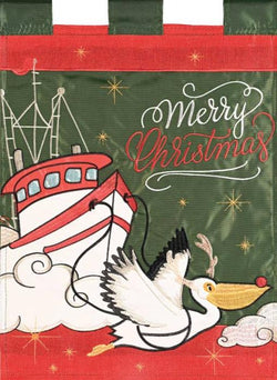 Shrimp Boat Pelican Christmas