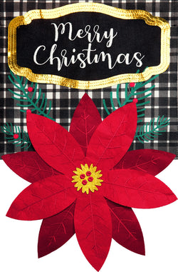Merry Christmas Poinsettia