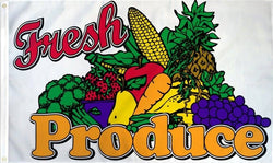 Fresh Produce Flag 3x5ft Poly