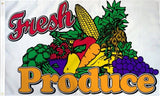 Fresh Produce Flag 3x5ft Poly
