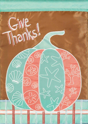 Coastal Thanksgiving House Flag