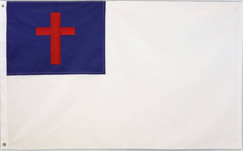 Christian Embroidered Flag 3x5ft