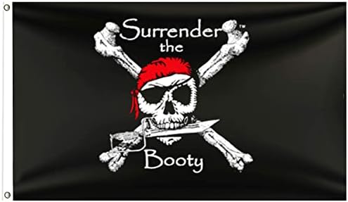 Surrender the Booty 3x5-Grommets