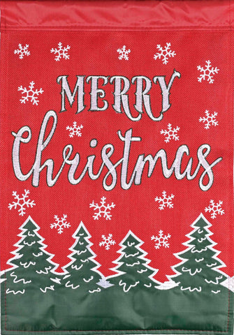 Merry Christmas Tree Flakes GF