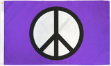 Peace (Purple) Flag 3x5ft Poly