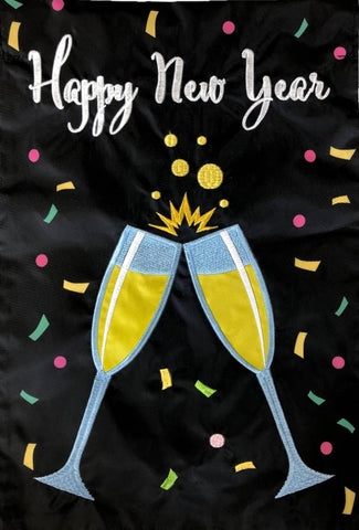 Happy New Year Champagne GF