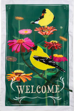 Finches and Flowers