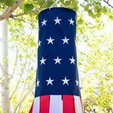 U.S. Stars and Stripes Embroidered 60" Windsock