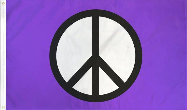 Peace (Purple) Flag 3x5ft Poly