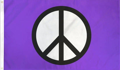 Peace (Purple) Flag 3x5ft Poly