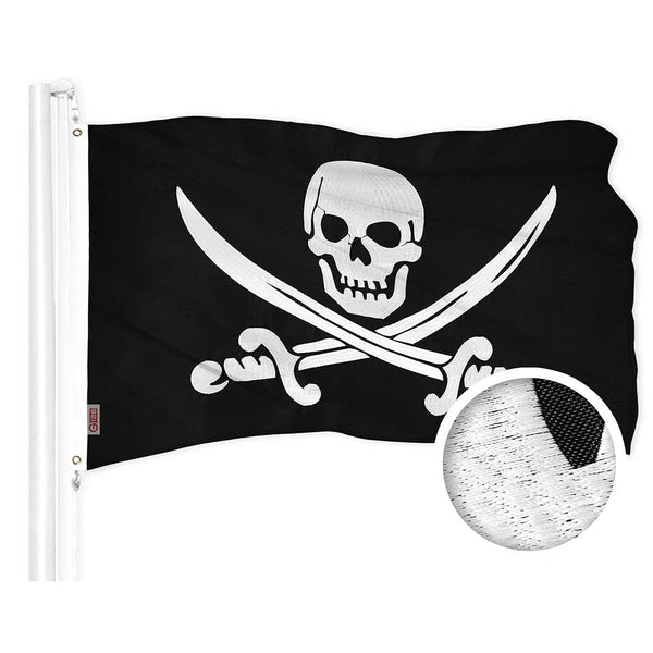 G128 Pirate Flag Swords 1x1.5 Ft