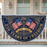 USA 250th Fence Flag 24" x 48"