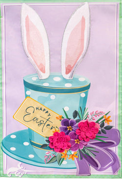 Happy Easter Floral Hat GF - Islander Flags of Kitty Hawk, Inc.