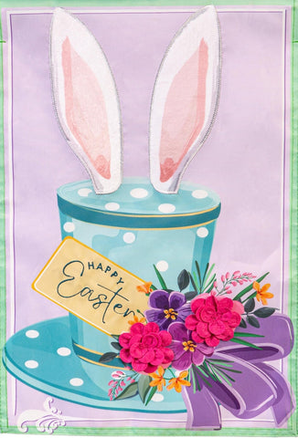 Happy Easter Floral Hat GF - Islander Flags of Kitty Hawk, Inc.