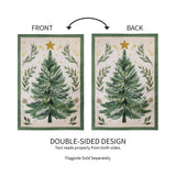 Christmas Tree With Acorn Burlap HF