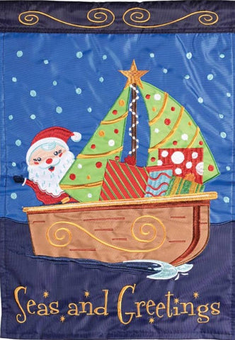 Merry Christmas Sailboat