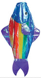 48" Iridescent Rainbow Fishy Windsock