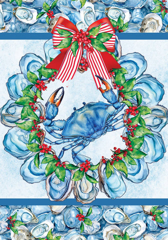 Oyster Crab Wreath HF
