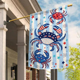 Patriotic Crab House Flag