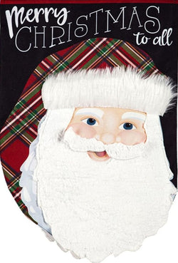 Merry Christmas Plaid Santa GF