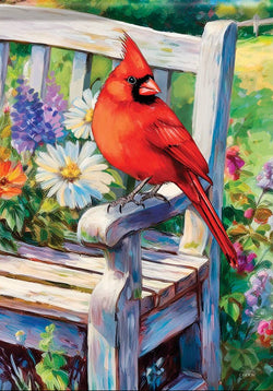 "Cardinal Bench" Dura Soft™ Large Flag