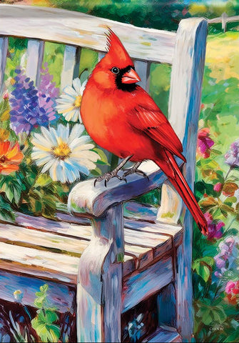 "Cardinal Bench" Dura Soft™ Large Flag