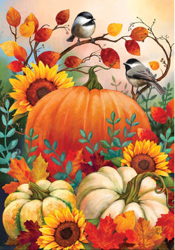 Pumpkins and Chickadees