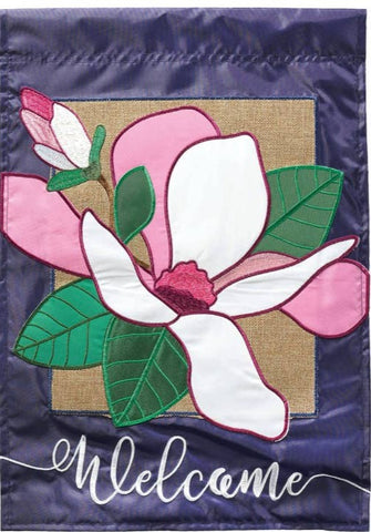 Welcome Magnolia House Flag