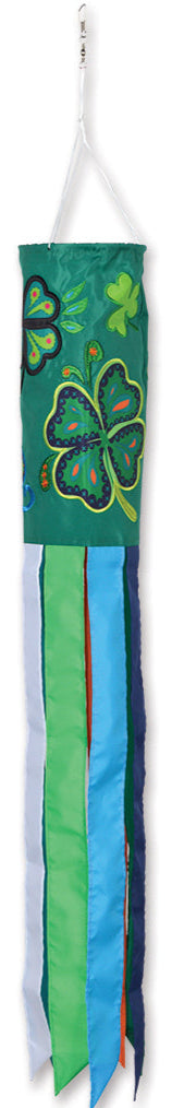 Lucky Shamrocks Windsock