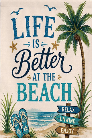 Life is Better House Flag