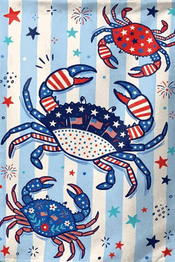 Patriotic Crab House Flag