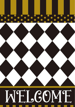Checkerboard Garden Flag