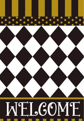 Checkerboard Garden Flag