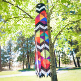 Geometric Black & White 40" Illusion Windsock