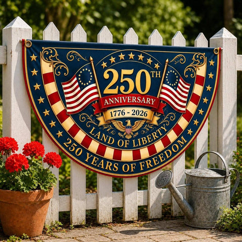 USA 250th Freedom Fence Flag 24" x 48"